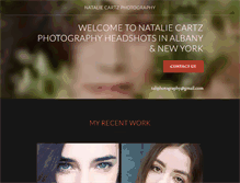 Tablet Screenshot of nataliecartzphotography.com